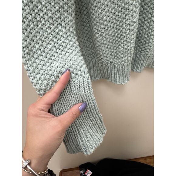 Alice Walk 100% Cotton Chunky Classic Fisherman Sweater Size small - Picture 3 of 10